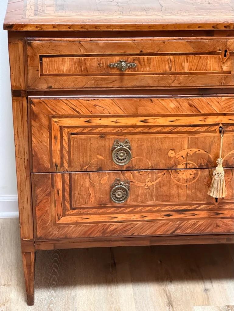 18th Century Northern Italian Neoclassical Chest of Drawers For Sale 2