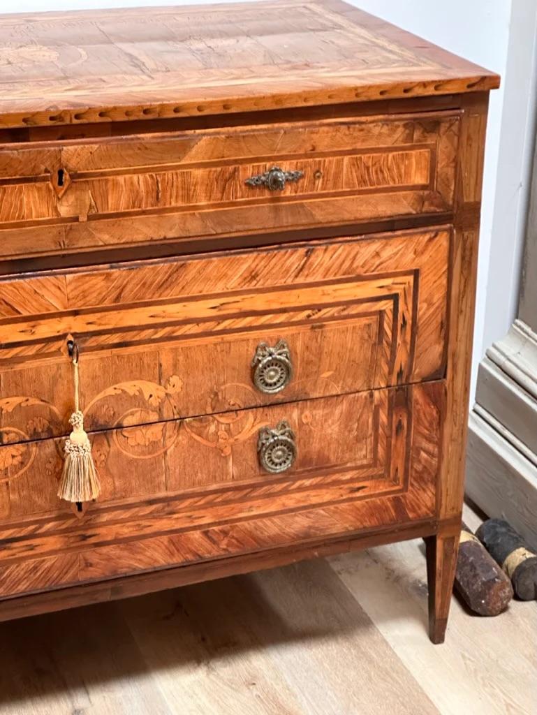18th Century Northern Italian Neoclassical Chest of Drawers For Sale 4