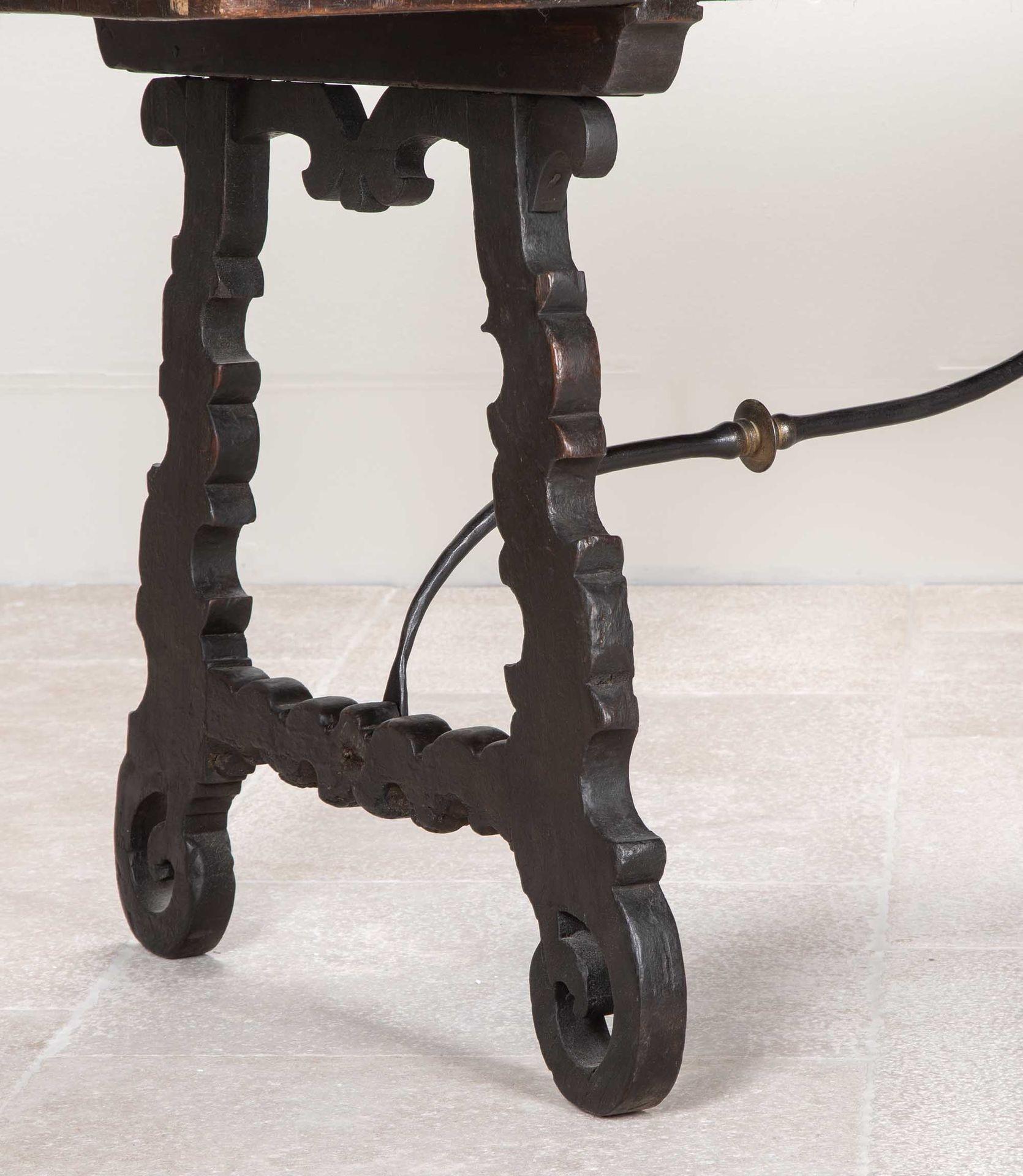 18th Century and Earlier 18th Century Northern Italian Walnut Table For Sale