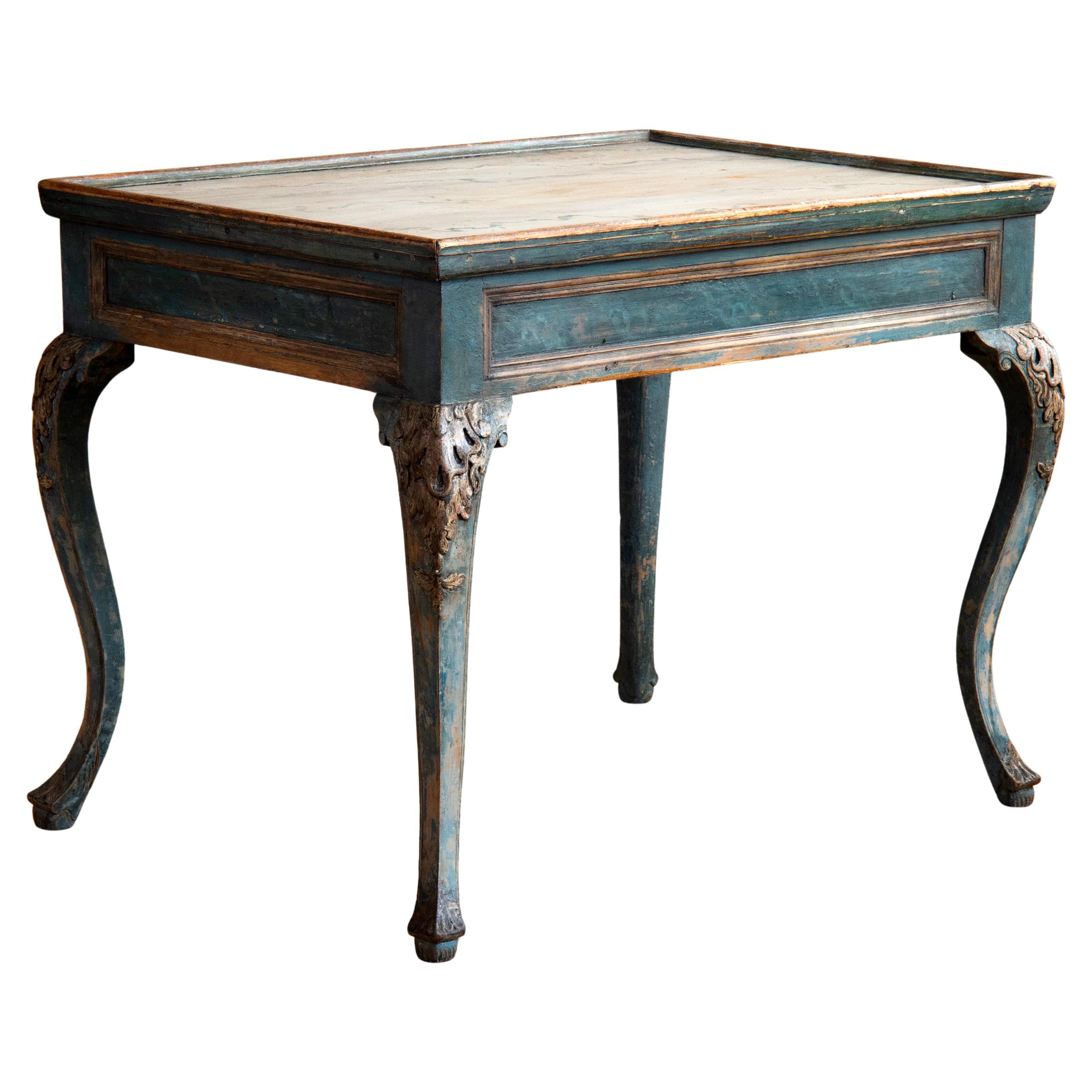 Table centrale rococo norvégienne du XVIIIe siècle