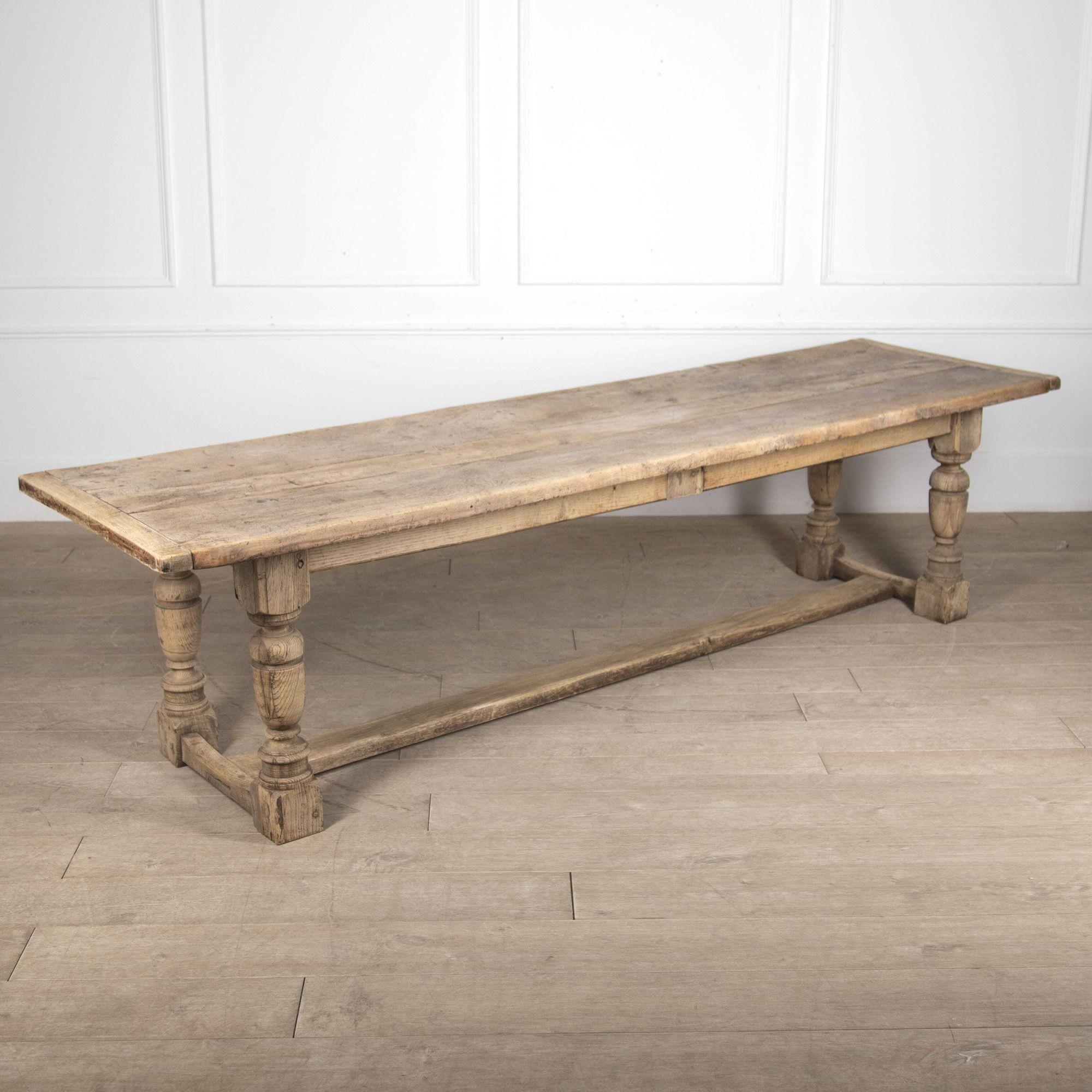 18th Century Oak and Elm Dining Table 2