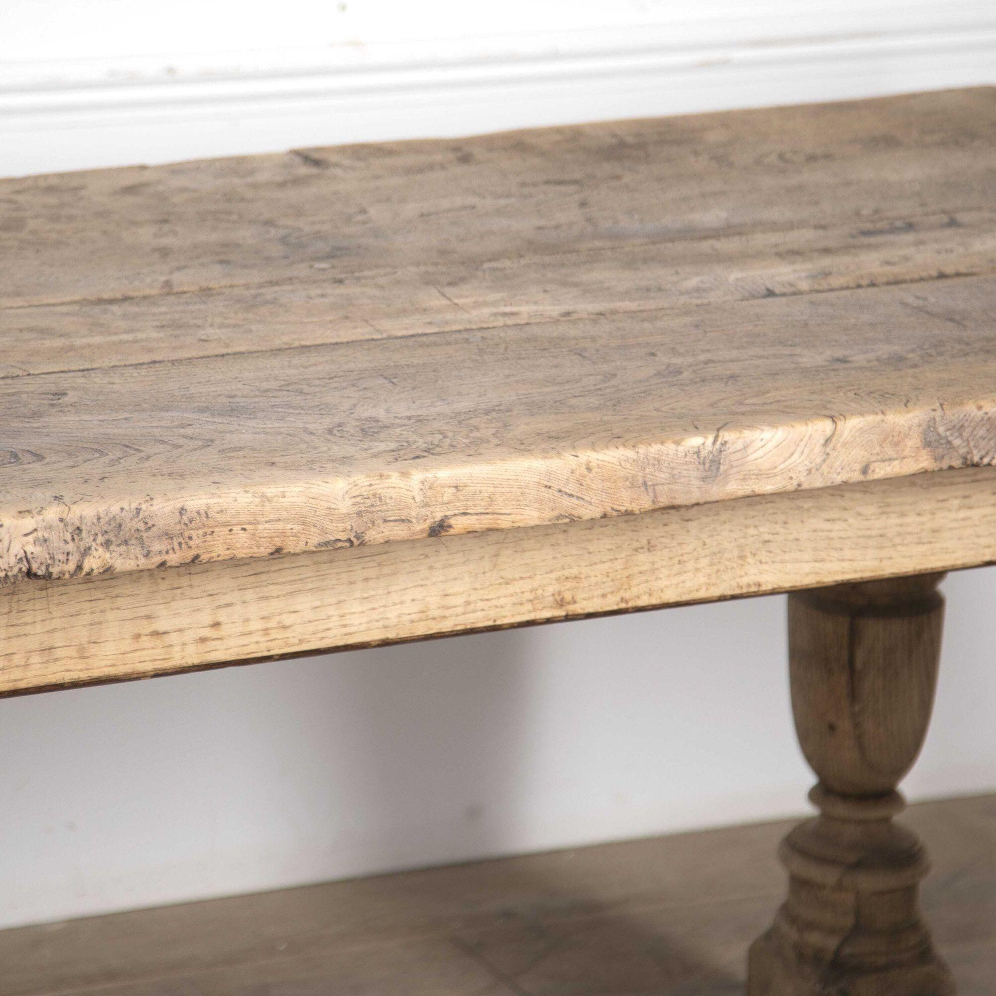 18th Century Oak and Elm Dining Table 3