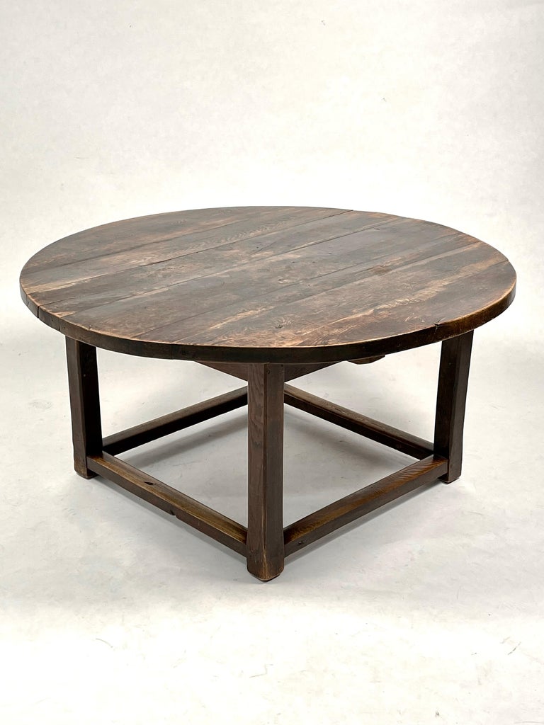 Rustic 18th Century Oak Breakfast Table For Sale