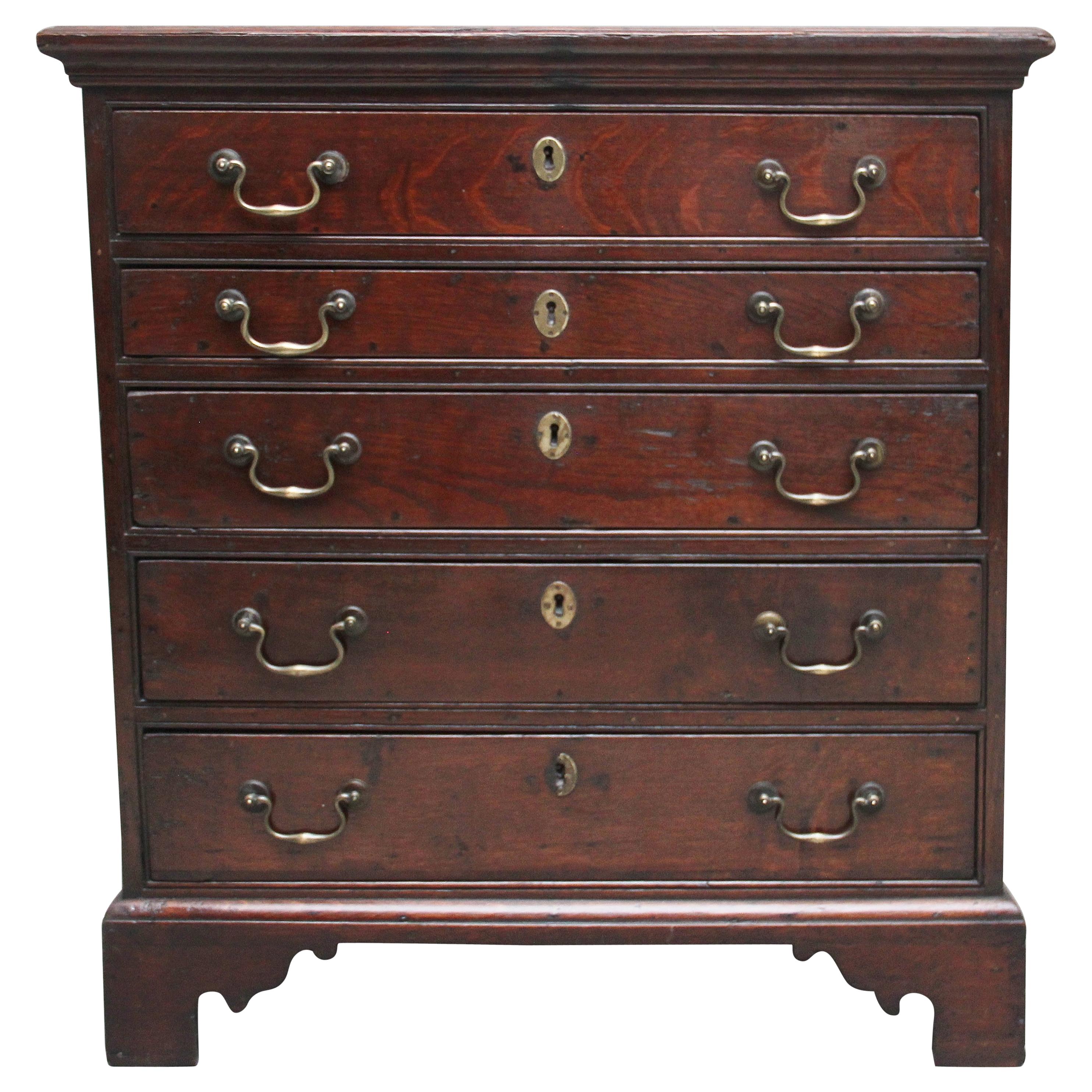 18th Century Oak Chest For Sale