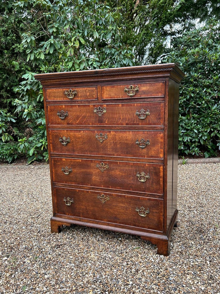 18th Century Oak Chest of Drawers For Sale at 1stDibs