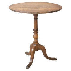 18th Century Oak Circular Side Table
