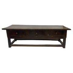 Used 18th century oak coffee table