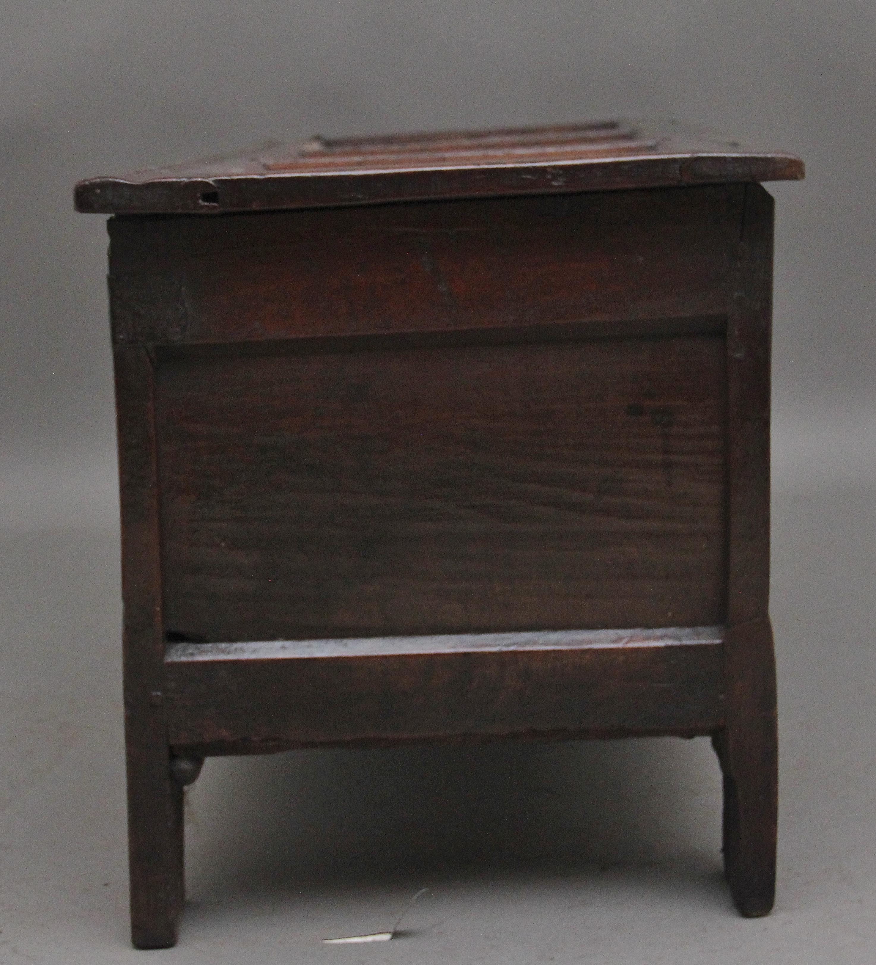 18th Century oak coffer  For Sale 1