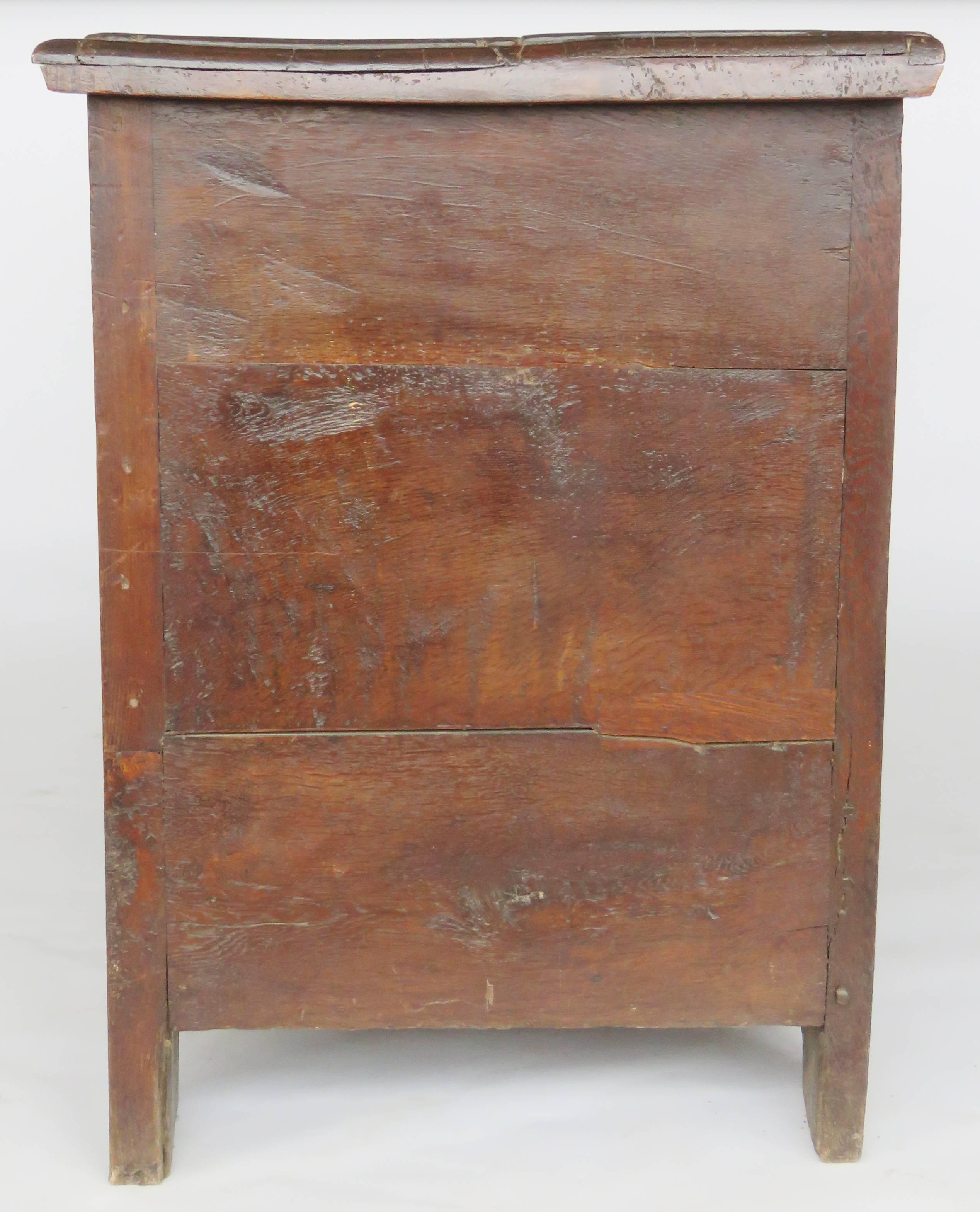 18th Century Oak Coffer, Trunk, Chest of Arms For Sale 1