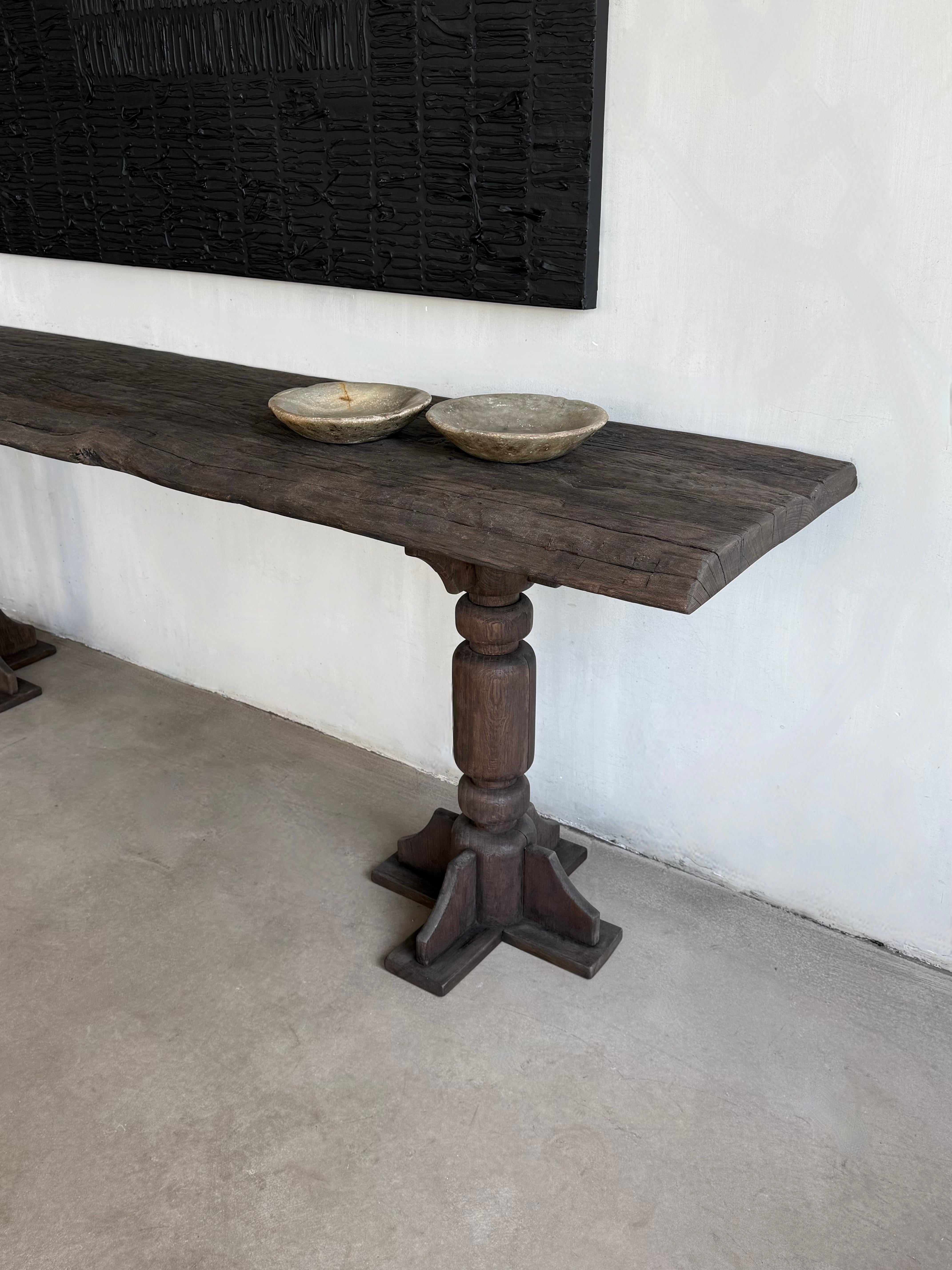 Belgian 18th Century Oak Console