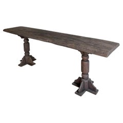 Console in Oak del XVIII secolo