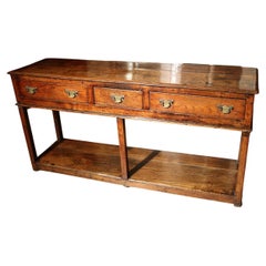 18th Century Oak Console Table