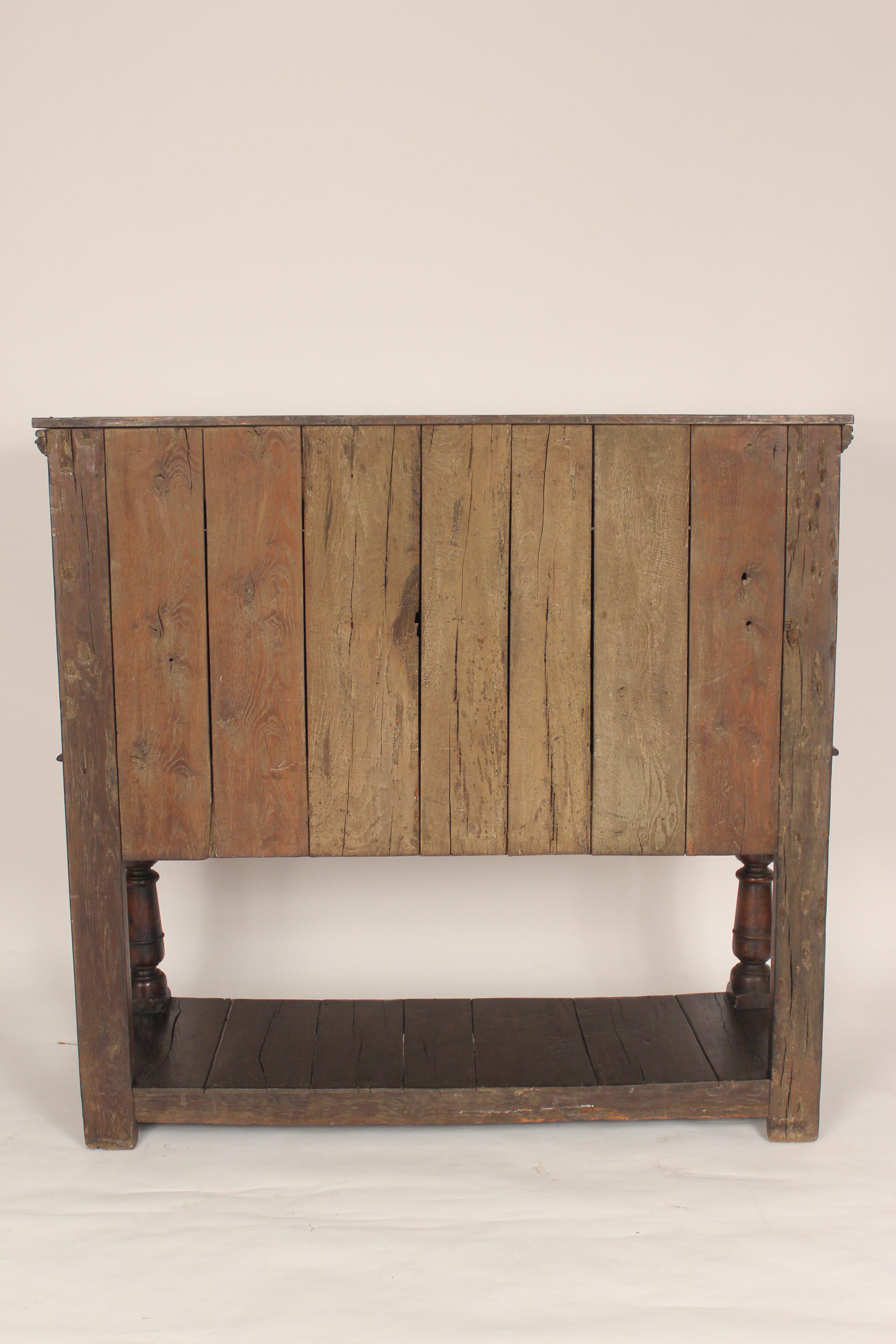 18th Century Oak Court Cupboard For Sale 9