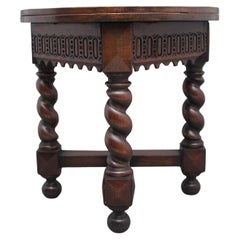 Antique 18th Century Oak Credence Table