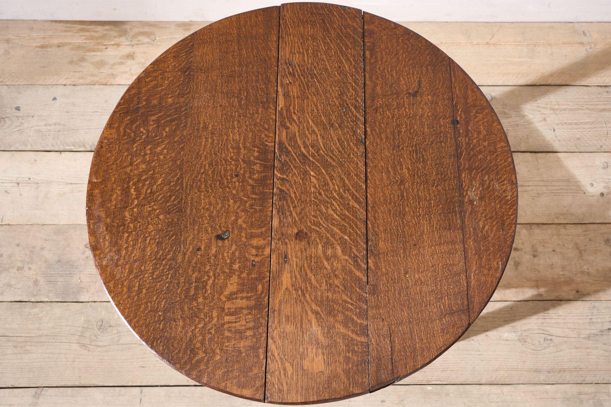 Mesa de cricket de roble del siglo XVIII en Bueno estado para la venta en Malton, GB