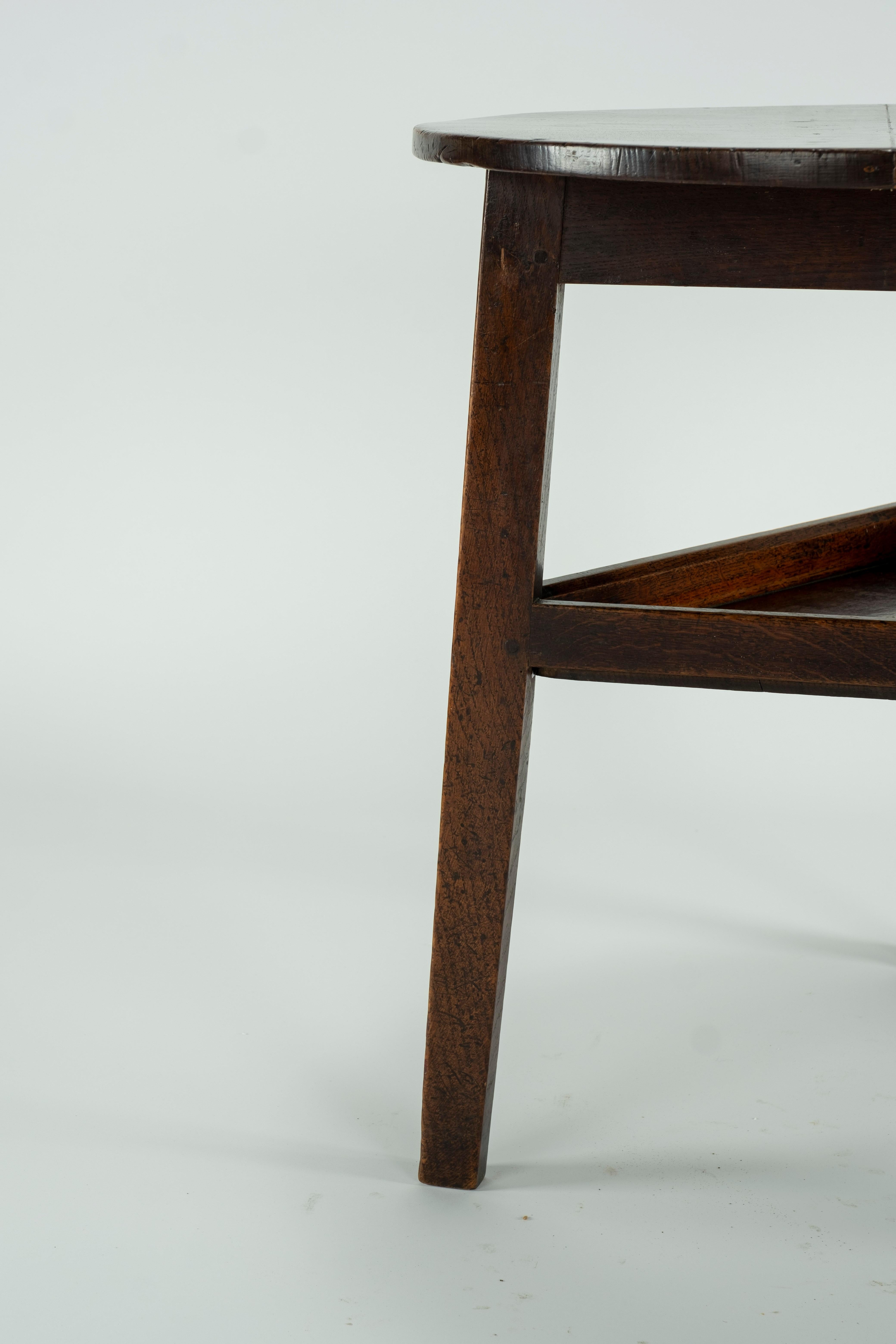 18th Century Oak Cricket Table 3