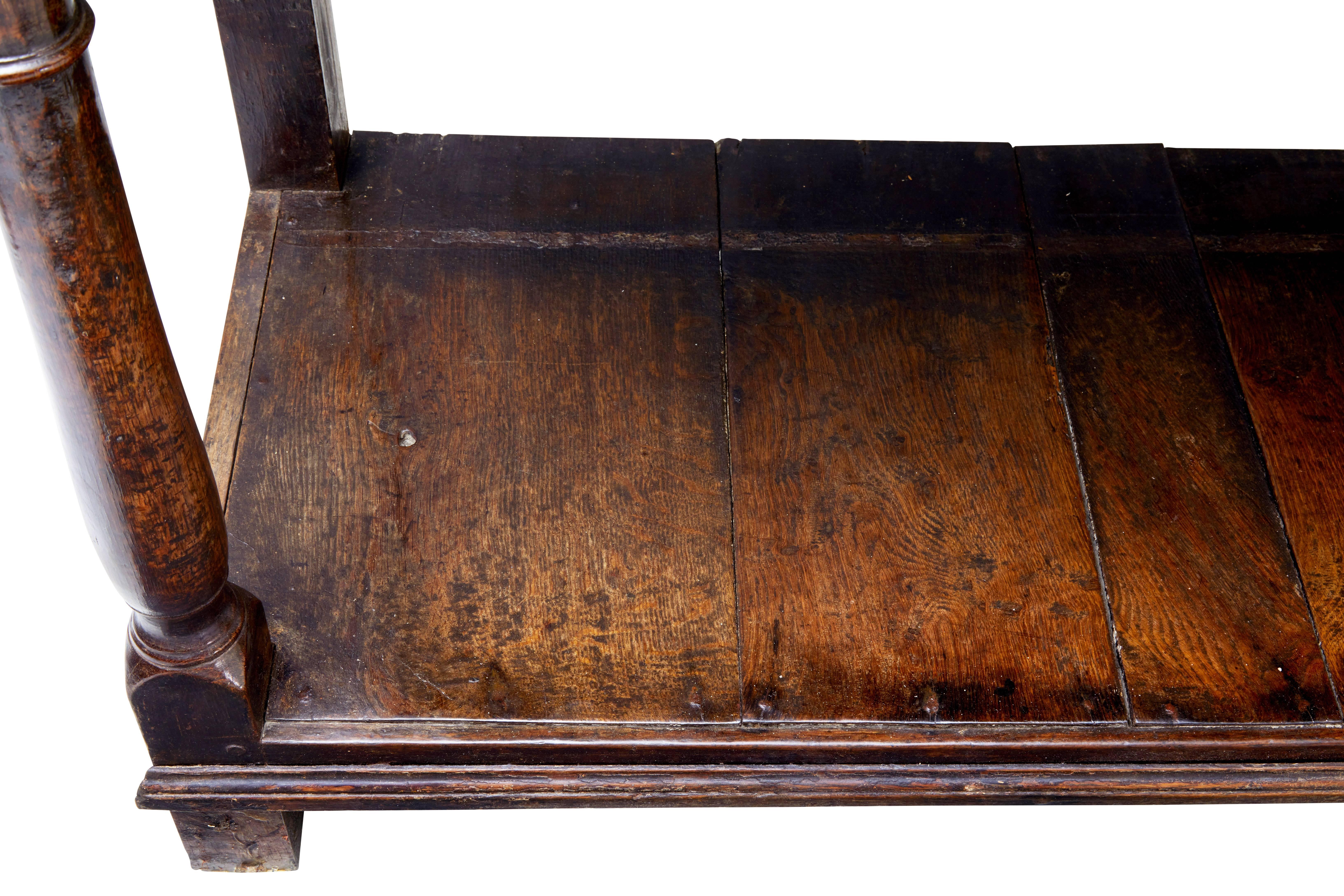 18th Century Oak Dresser and Rack 1