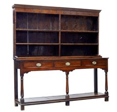 18th Century Oak Dresser and Rack