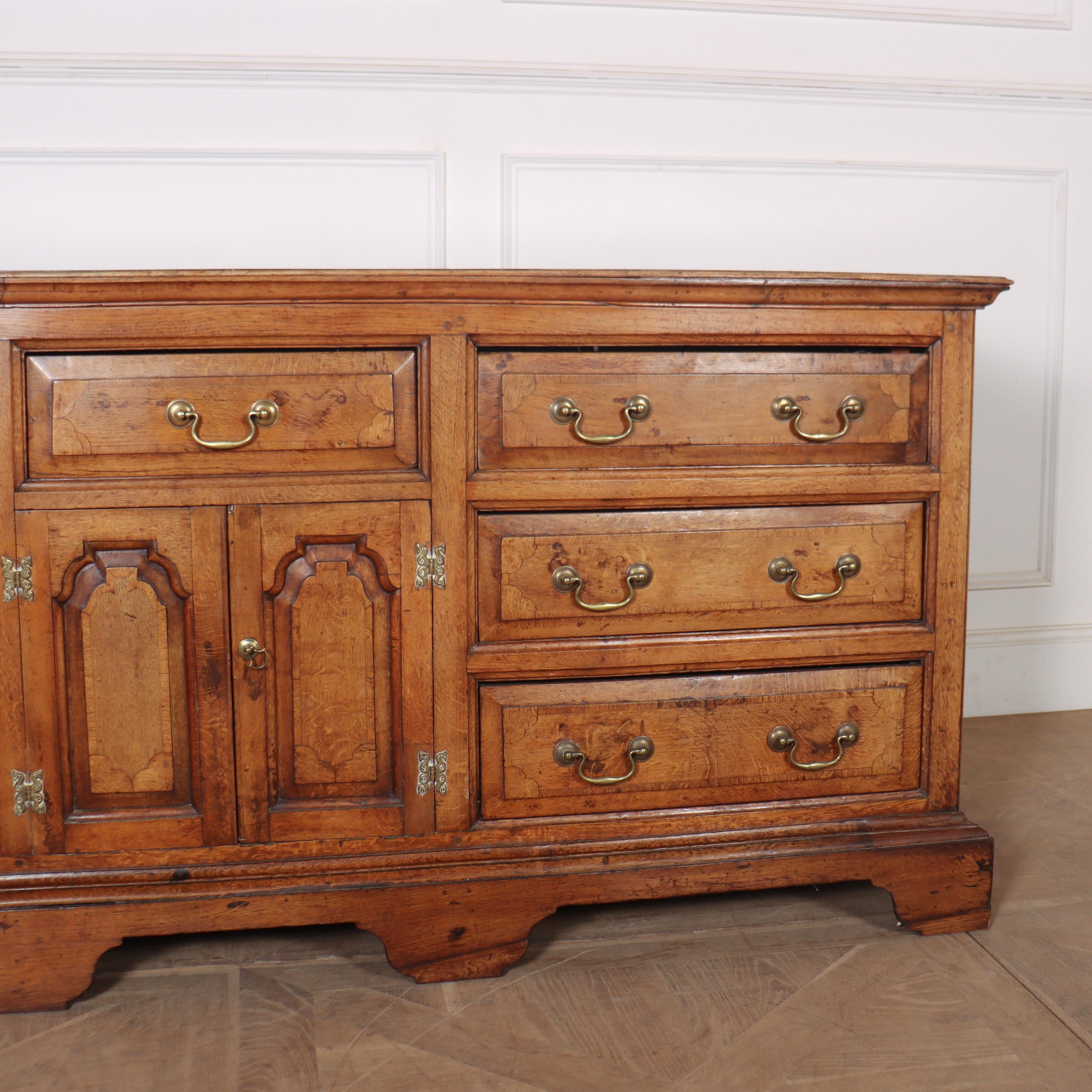 George III 18th Century Oak Dresser Base For Sale