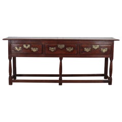 18th Century Oak Dresser Base