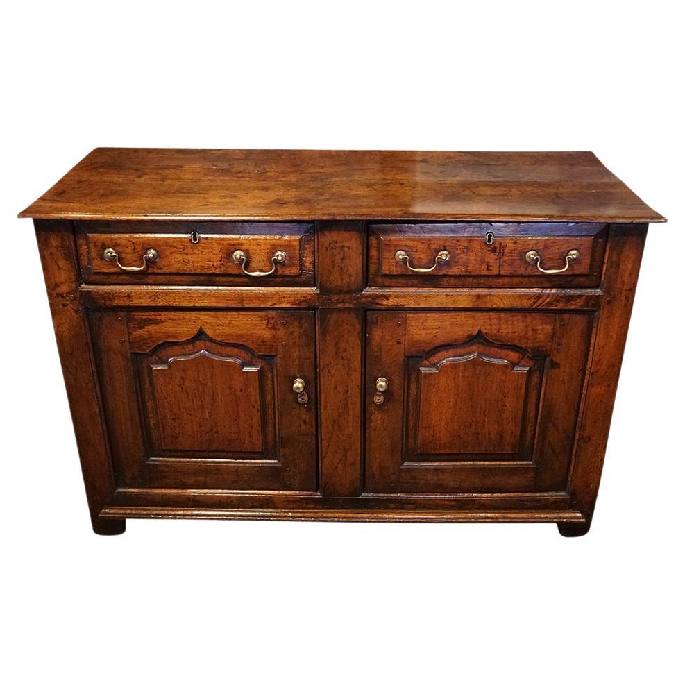 18th Century Oak Dresser Base For Sale