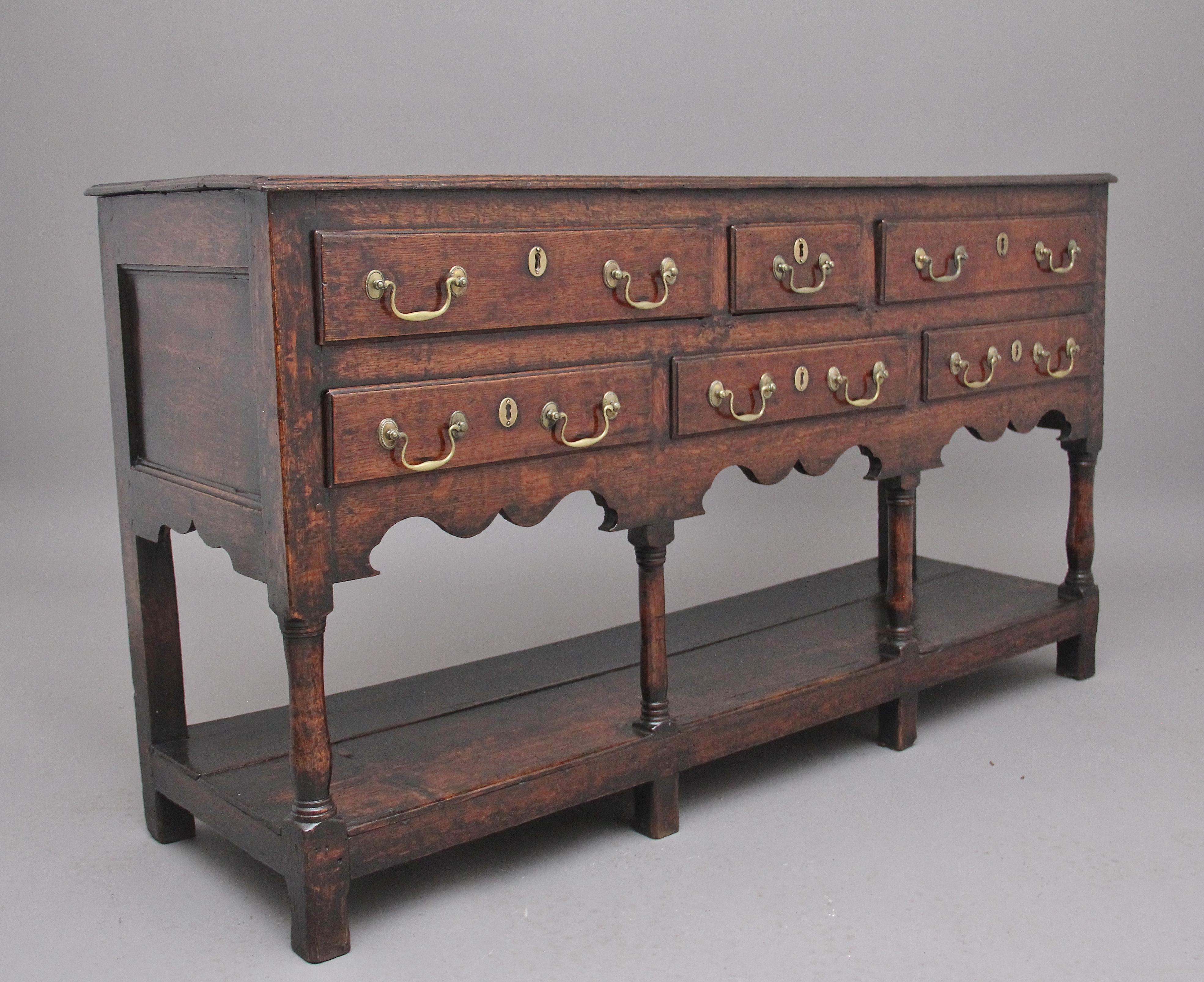 18th Century Oak Dresser 4
