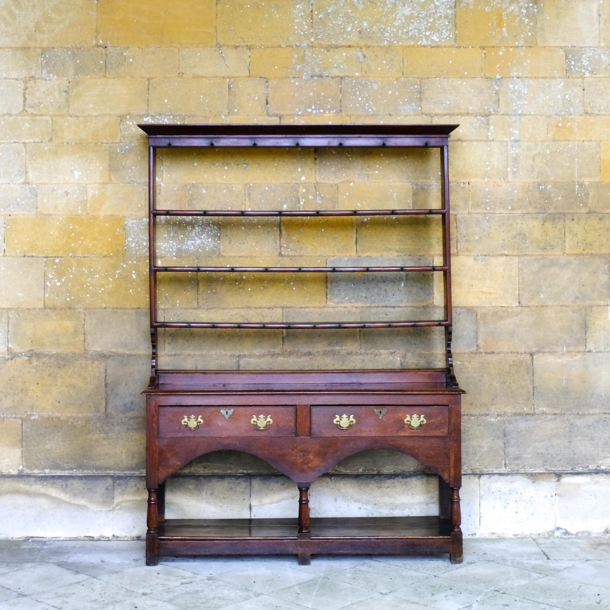 British 18th Century Oak Dresser For Sale