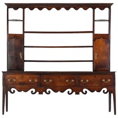 18th Century Oak Dresser with Rack