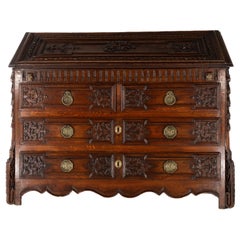 Secretaire du 18eme siecle en Oak Oak