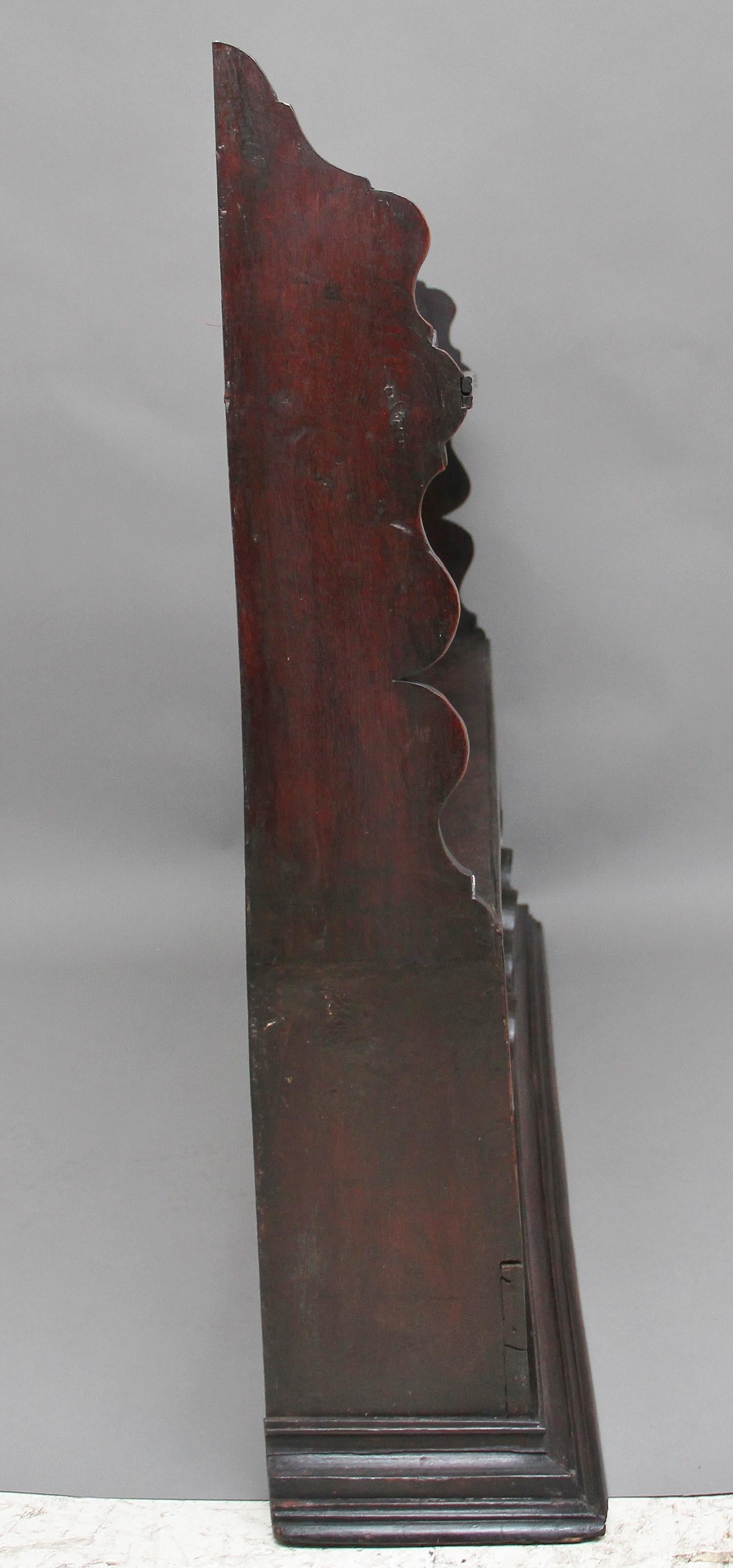 Georgian 18th Century Oak Hanging Rack