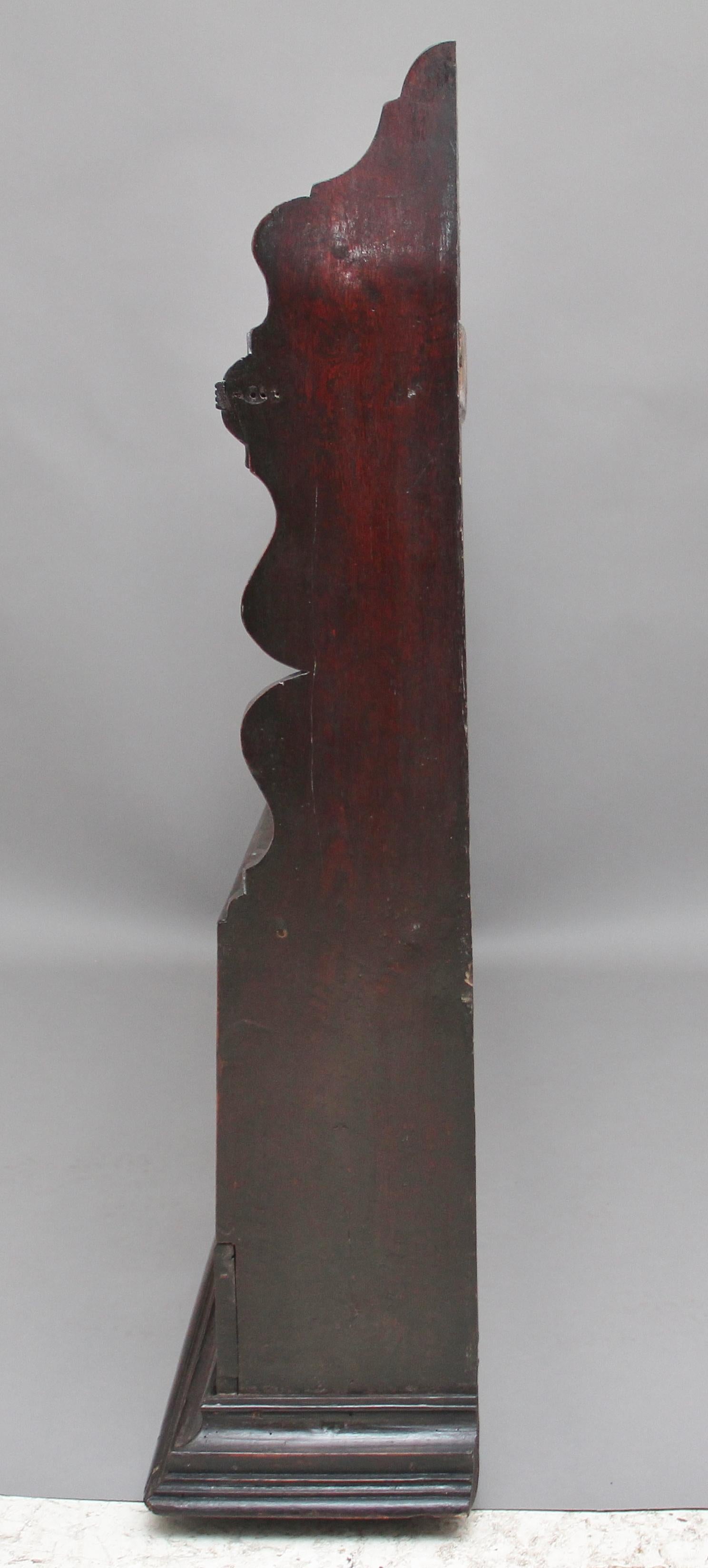 British 18th Century Oak Hanging Rack