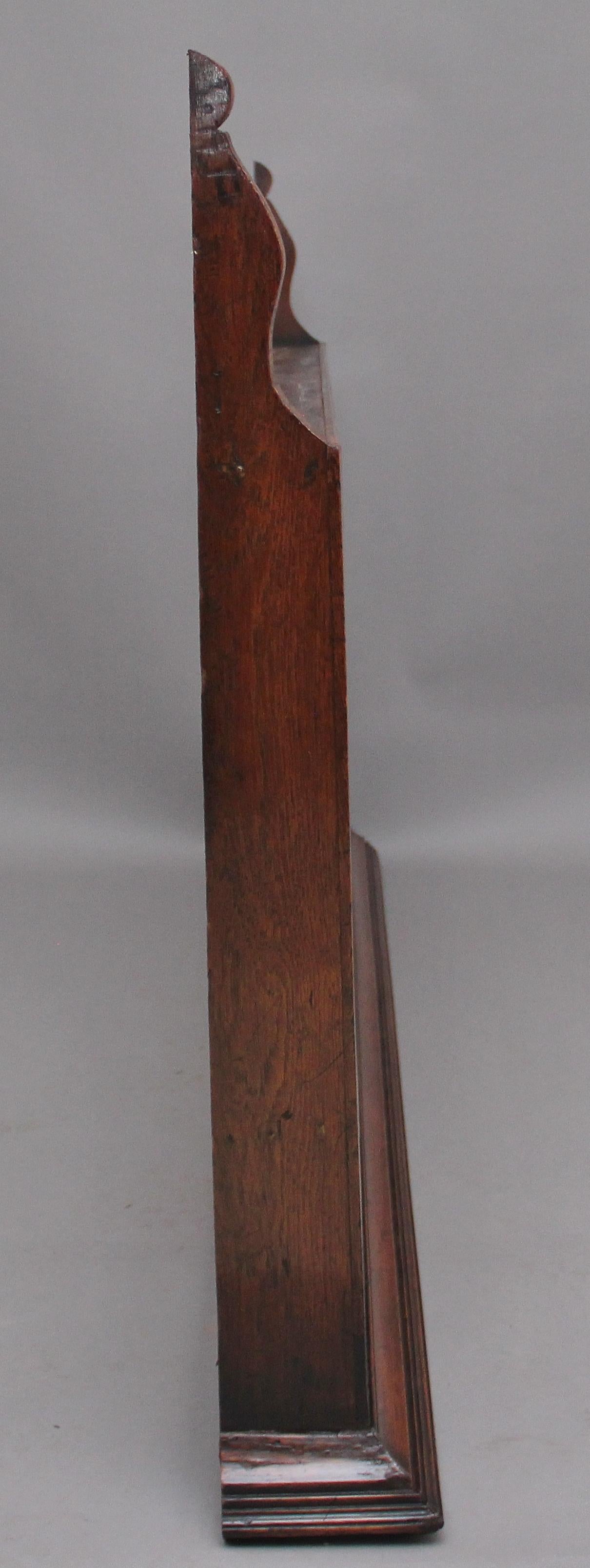 British 18th Century Oak Hanging Rack For Sale