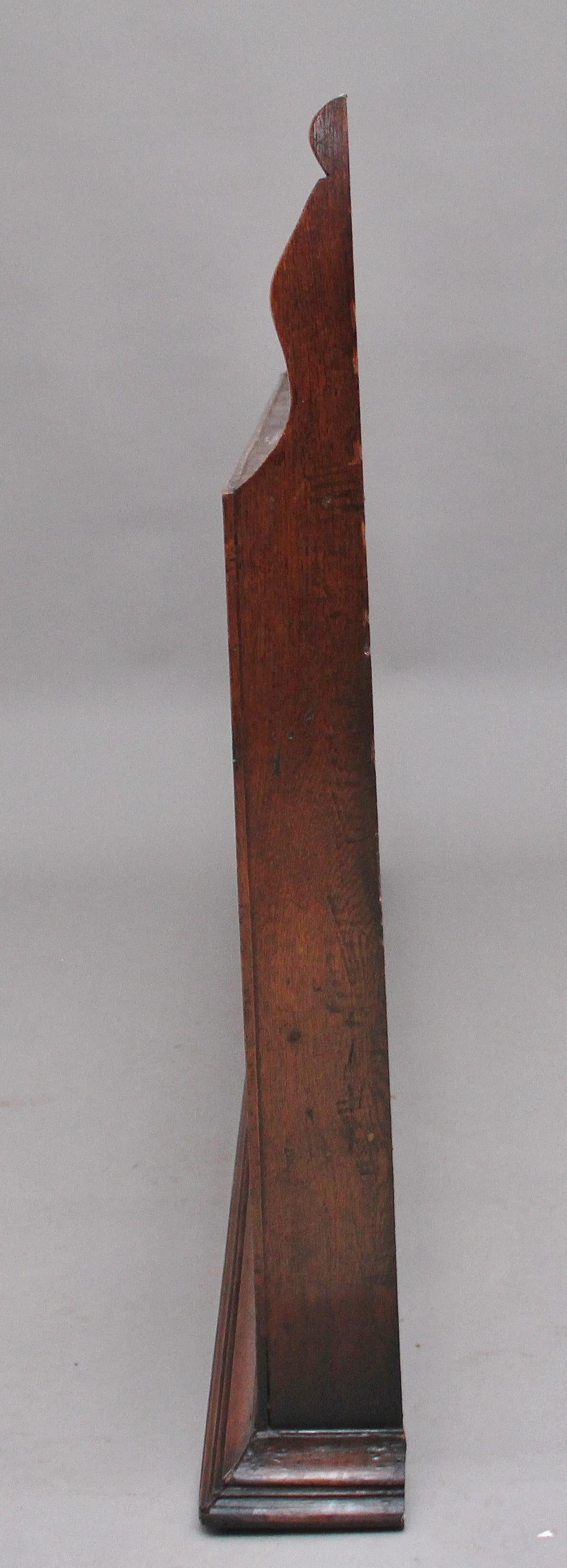 Late 18th Century 18th Century Oak Hanging Rack For Sale