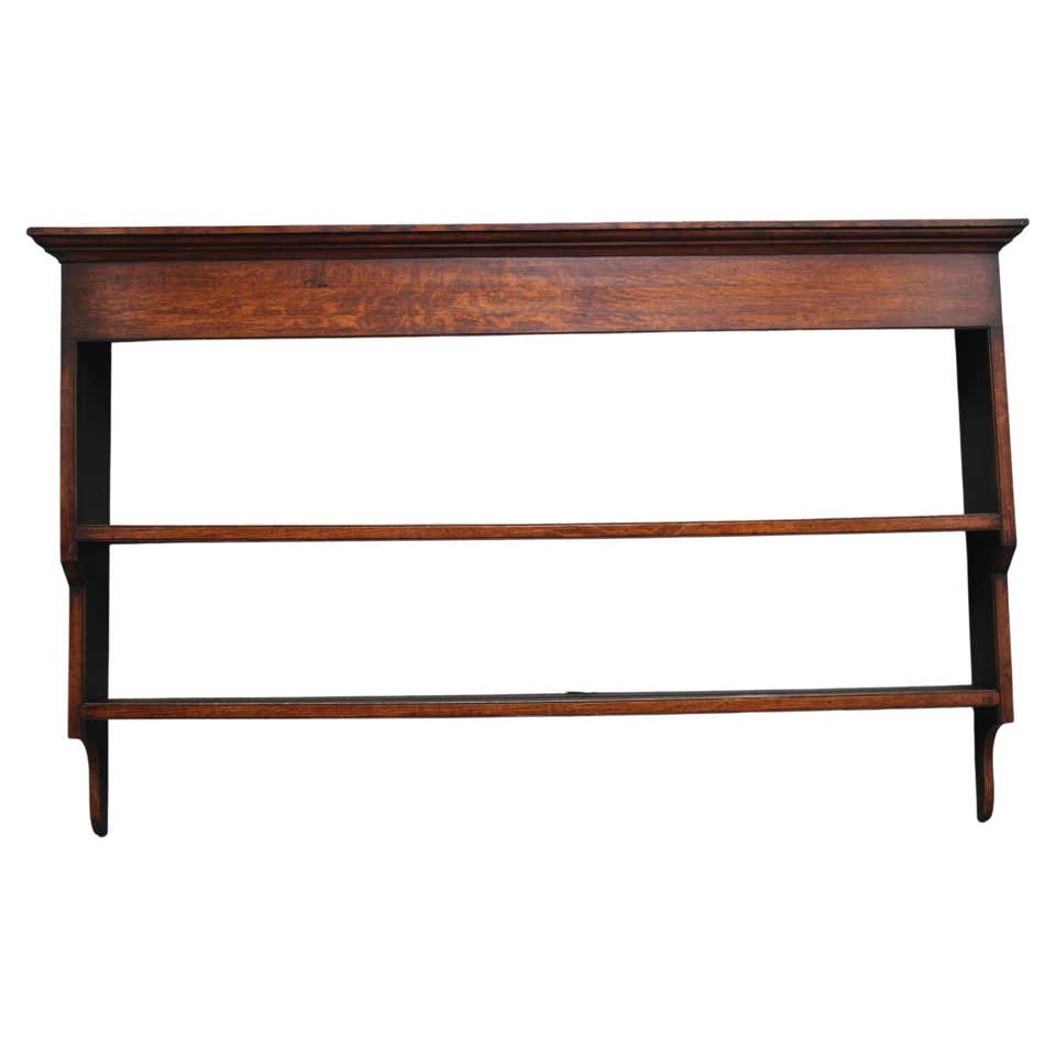 Late 18th Century Delft Rack in Oak at 1stDibs | delft rack shelf