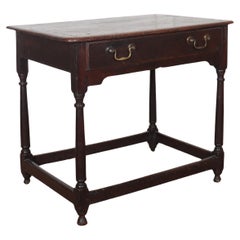 Antique 18th Century Oak Lamp Table
