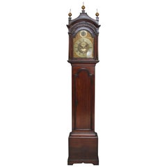 Antique 18th Century Oak Long Case Clock