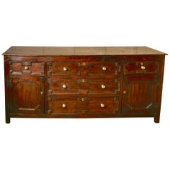 18th Century Oak Long Dresser Base