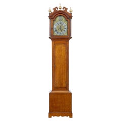 18th century oak longcase clock by James Draycot Wells