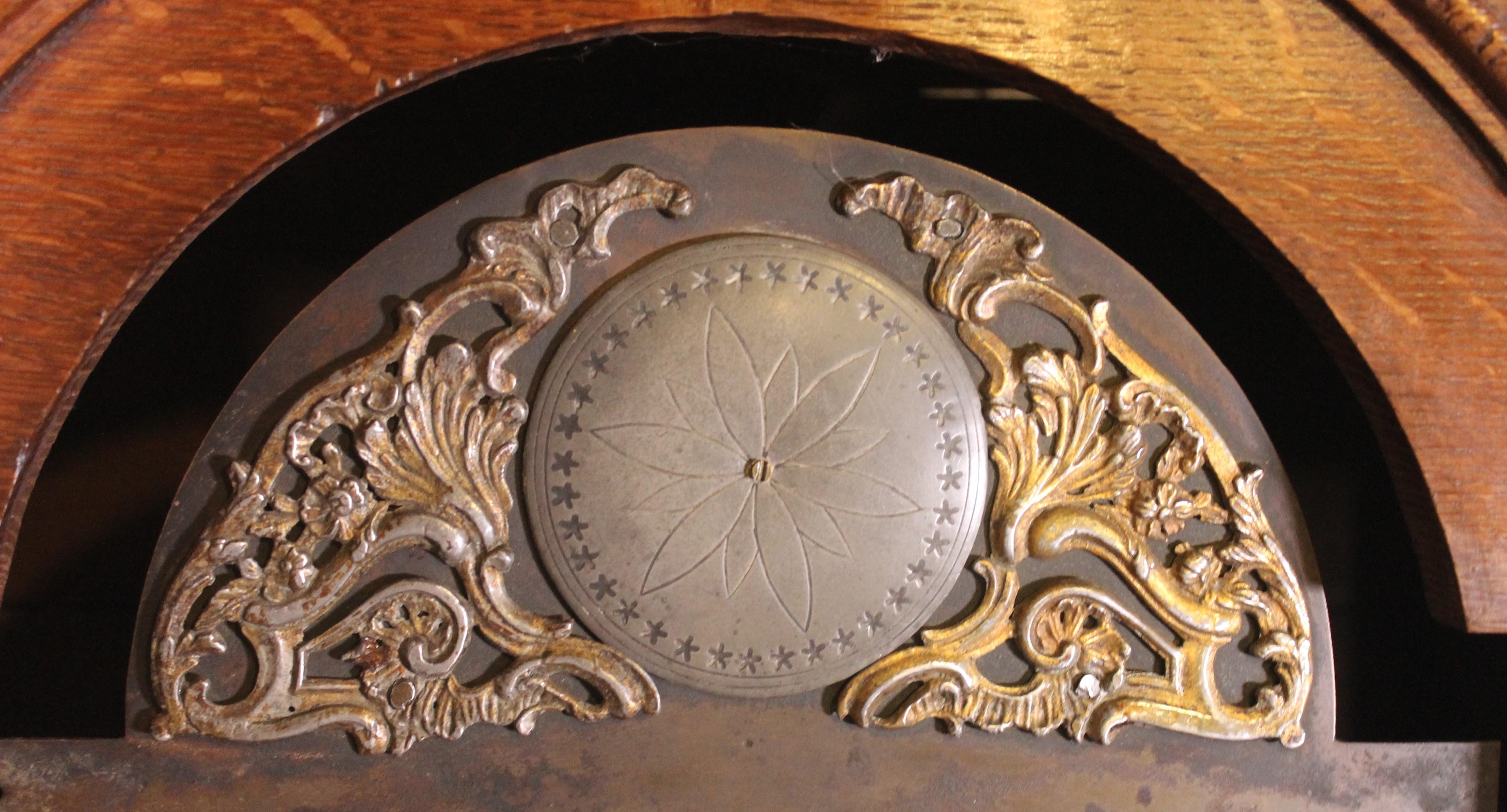 18th Century Oak Longcase Clock From Belgium For Sale 3