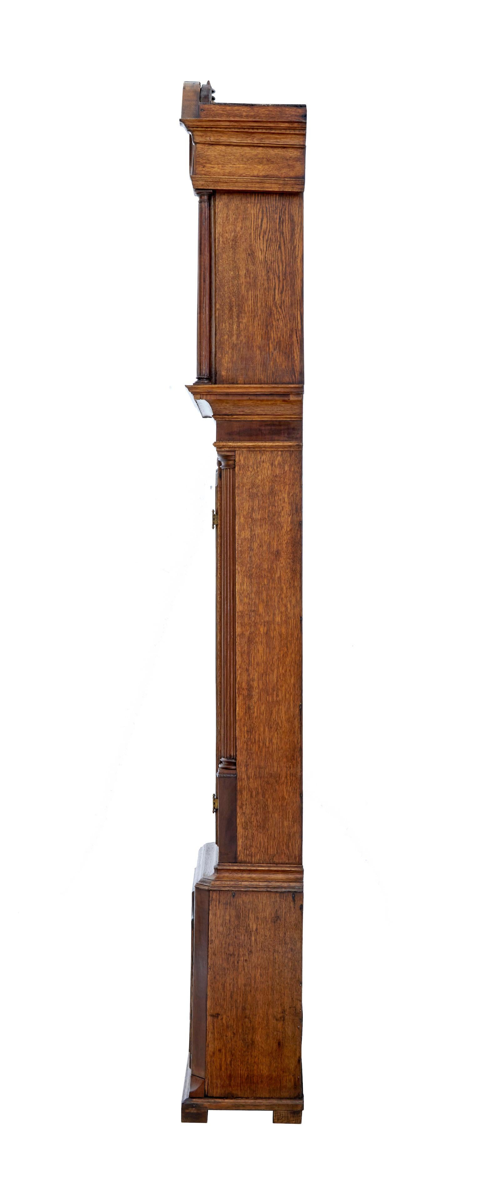 Georgian 18th Century Oak Longcase Clock James Sandiford of Manchester