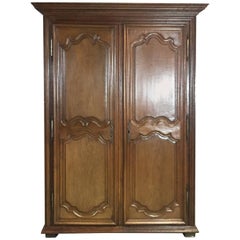 18th Century Oak Louis XIV Wardrobe