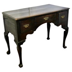 Used 18th Century Oak Low Boy Desk  This is a good solid country made piece 