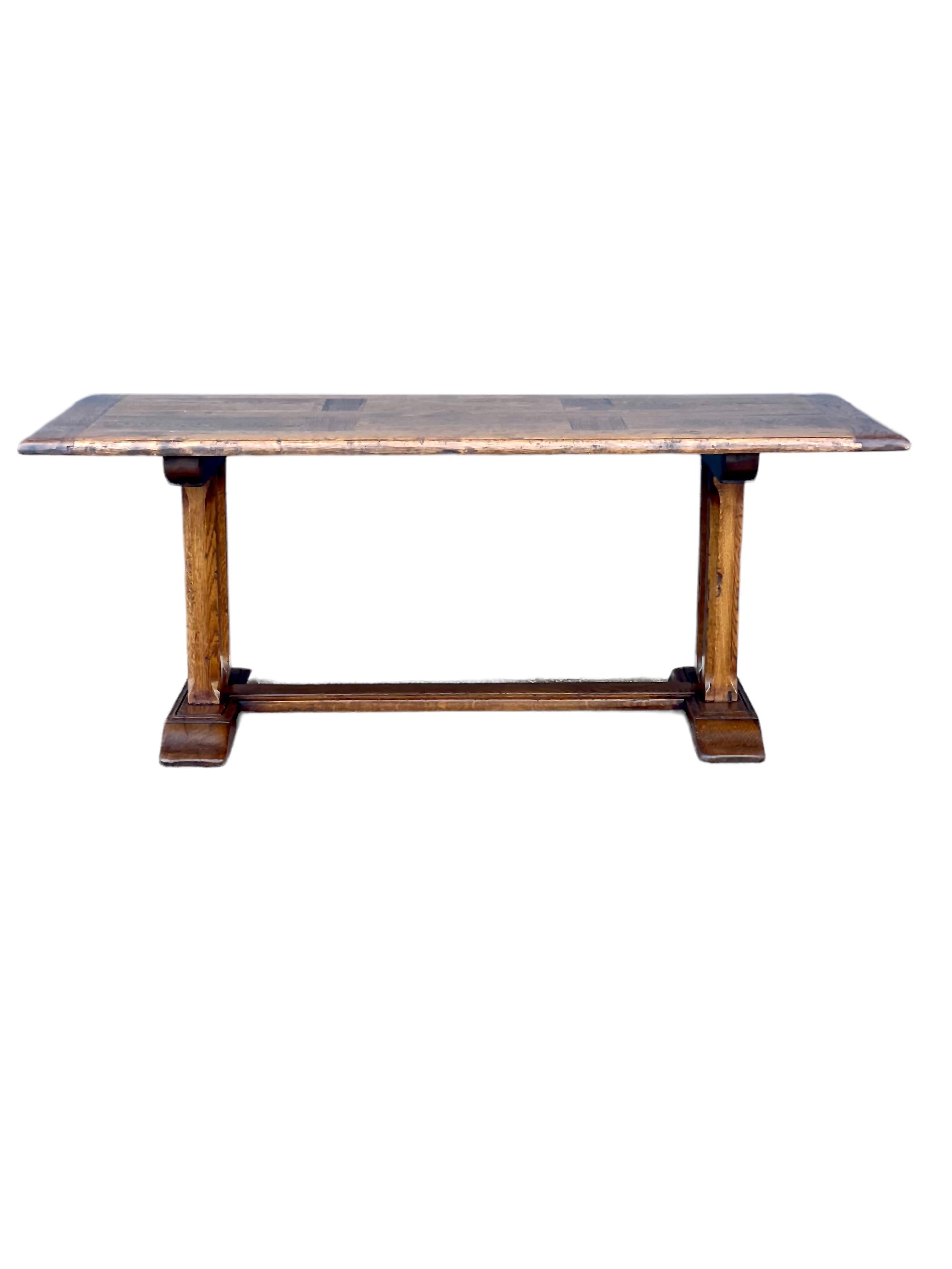 18th Century and Earlier 18th Century Oak Monastery Refectory Table For Sale