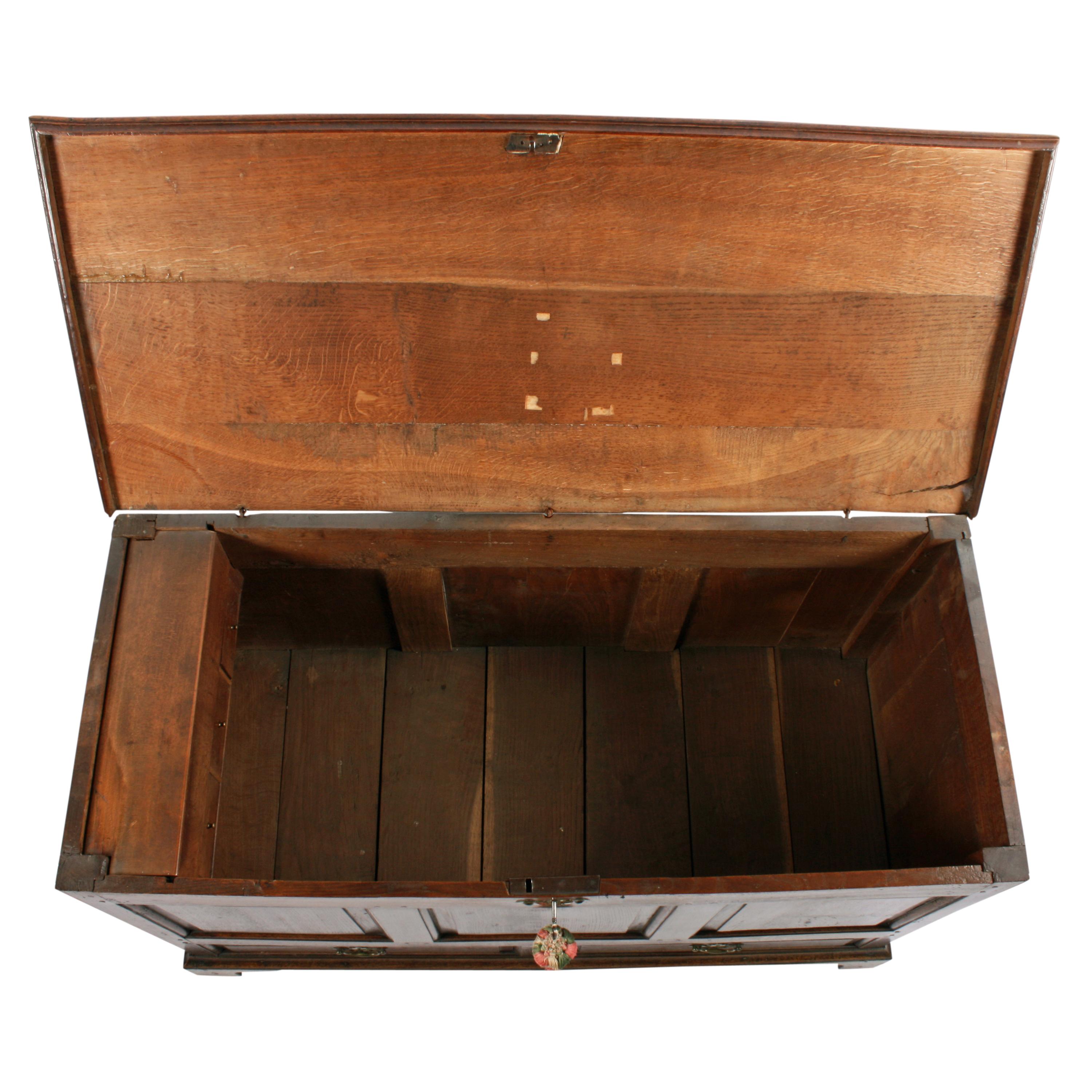 18th Century Oak Mule Chest im Angebot 1