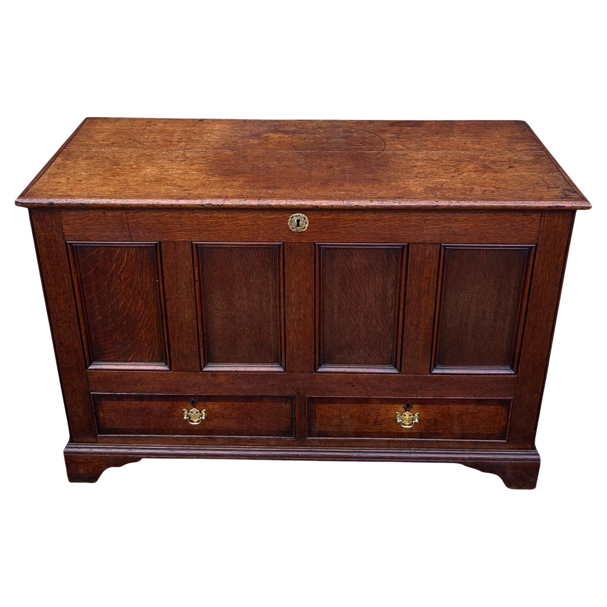 18th Century Oak Mule Chest