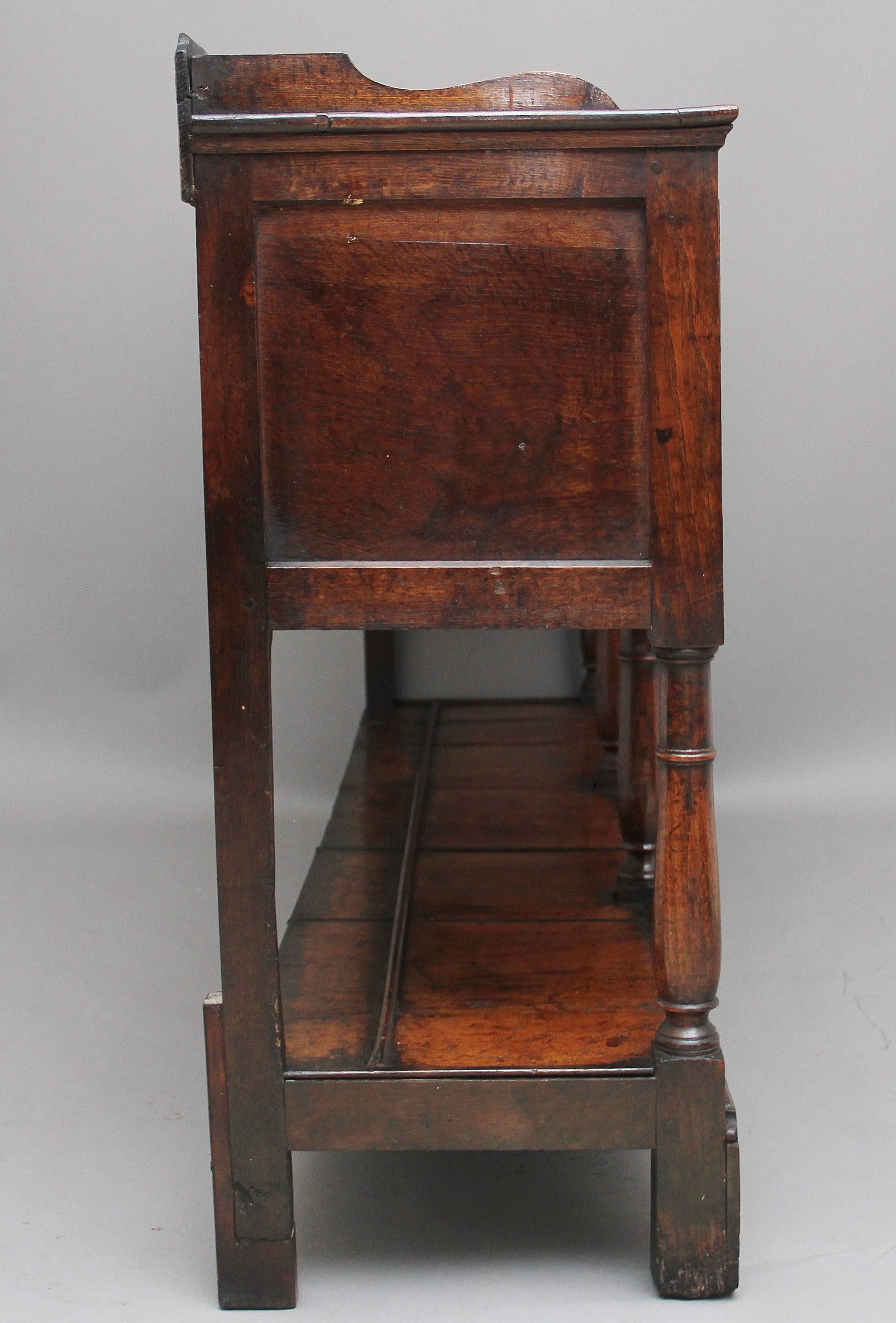 Georgian 18th Century Oak Potboard Dresser