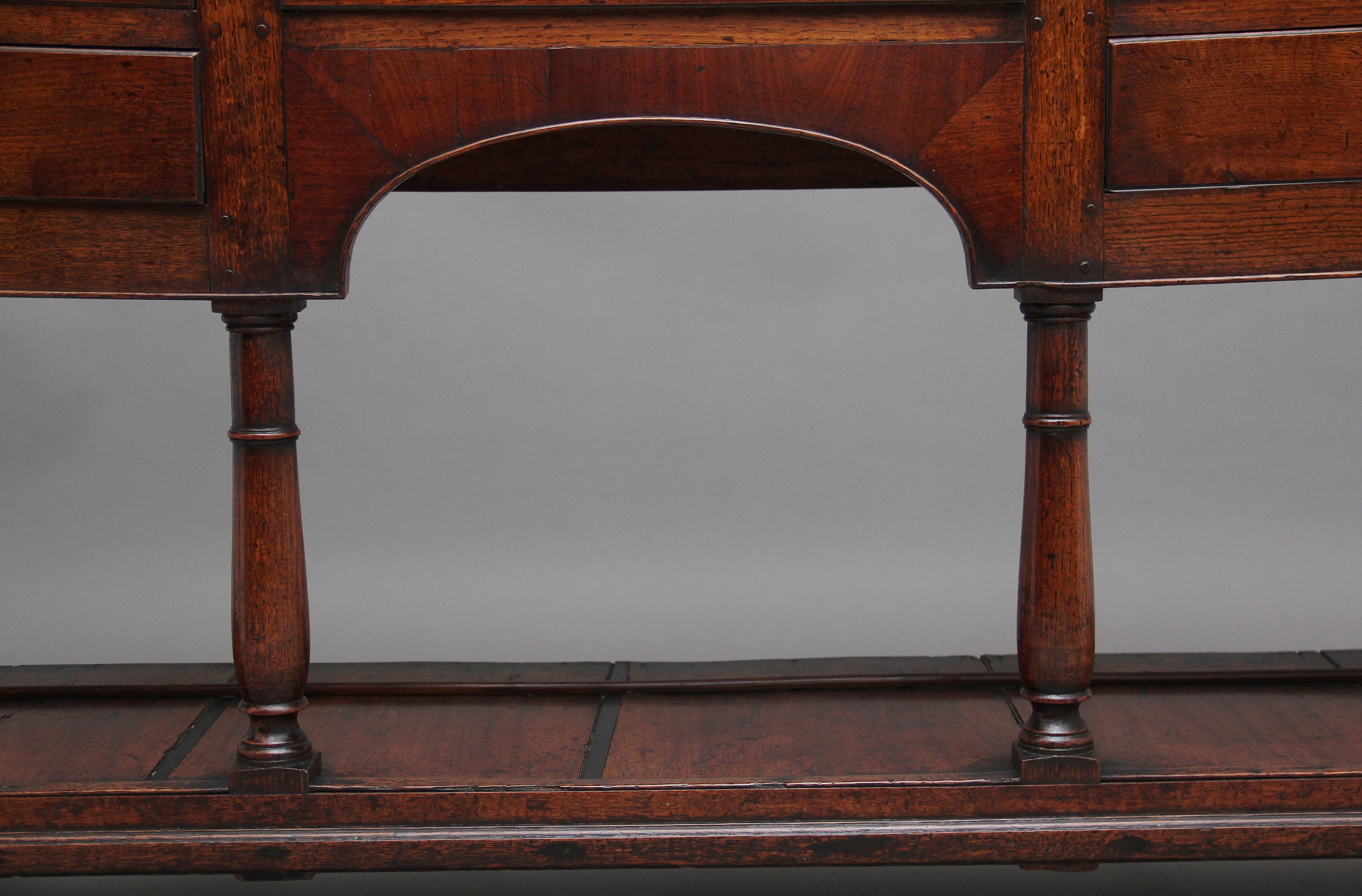 18th Century Oak Potboard Dresser 3