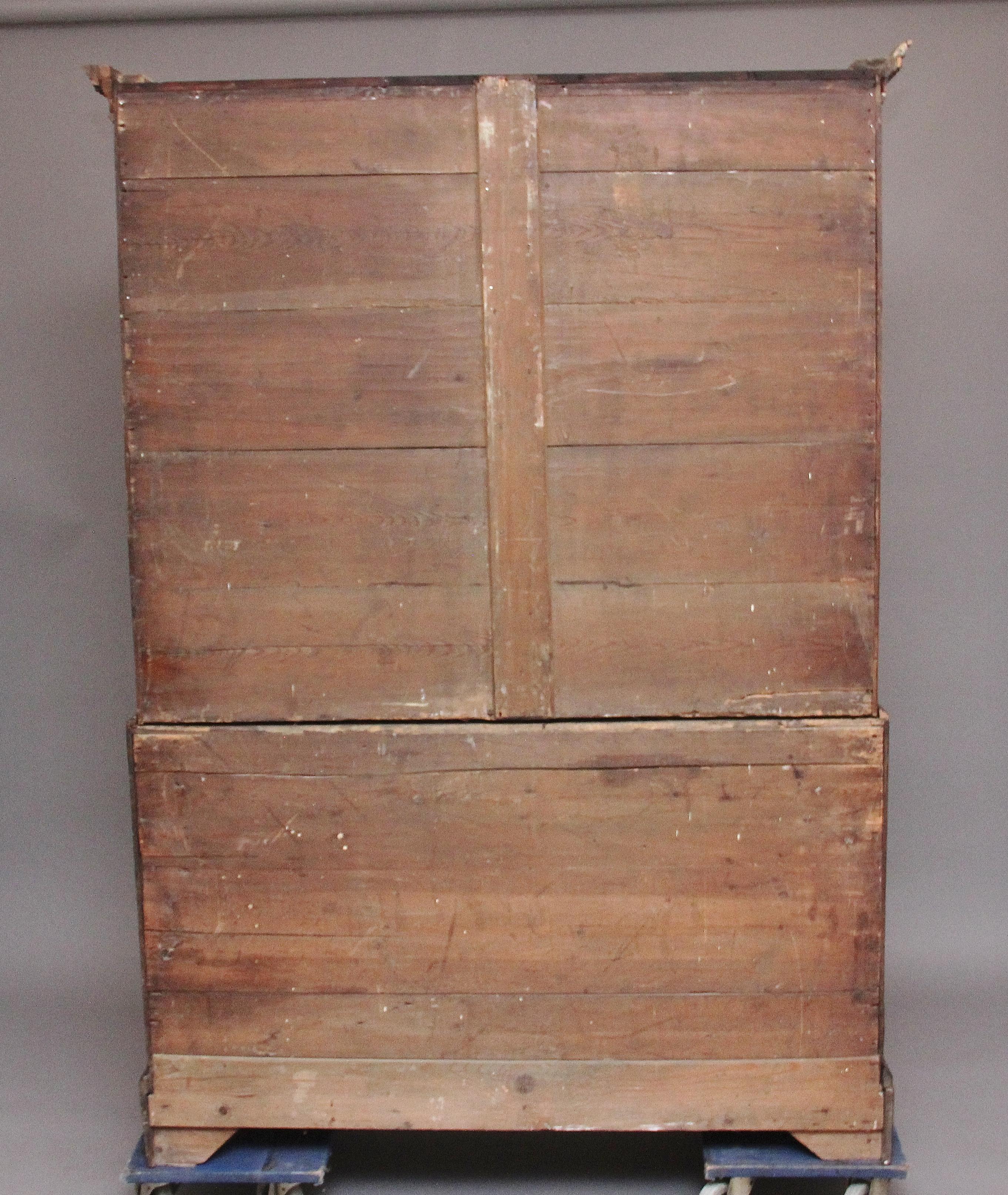 18th Century Oak Press Cupboard 2