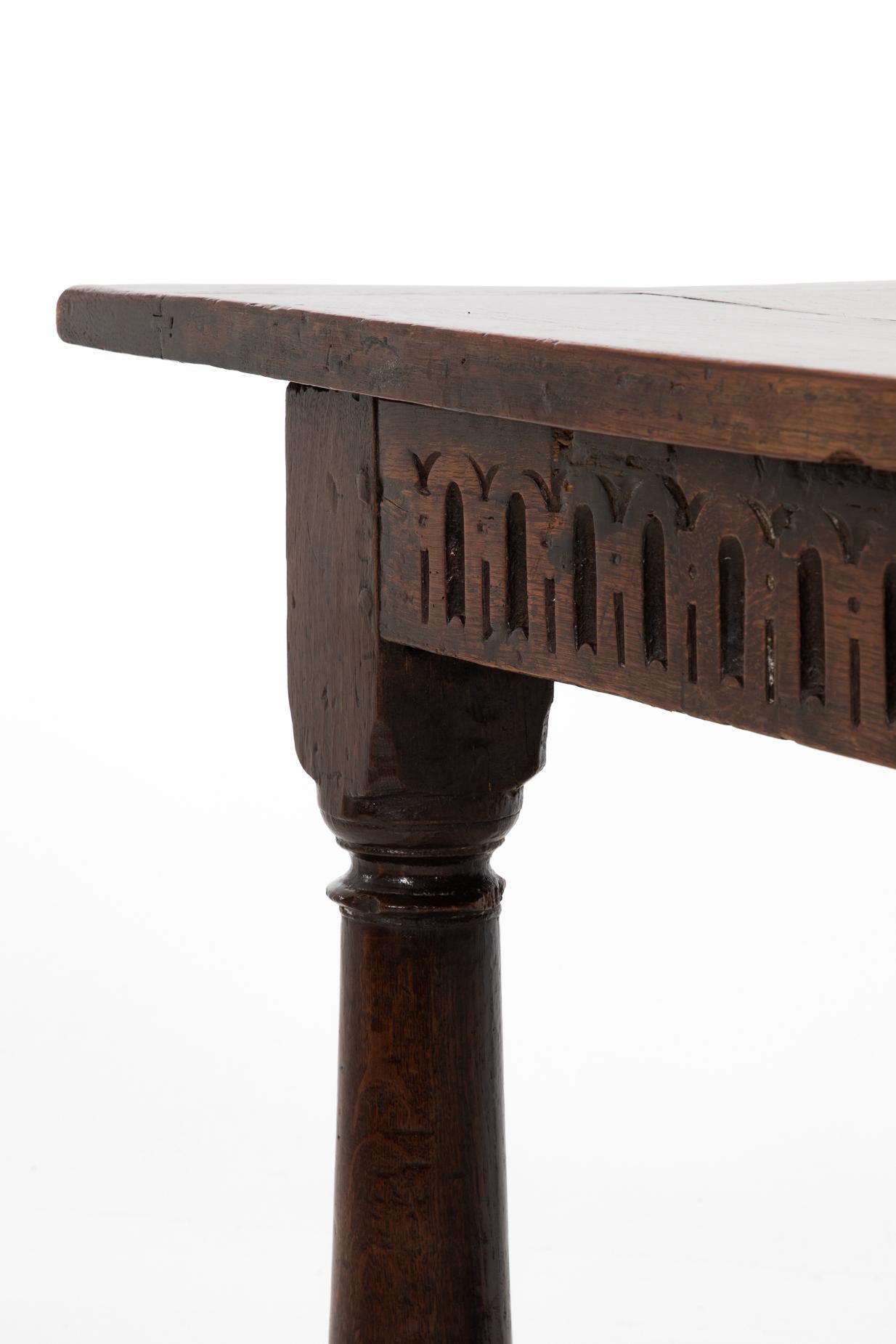 18th Century Oak Refectory Table, circa 1750 For Sale 2