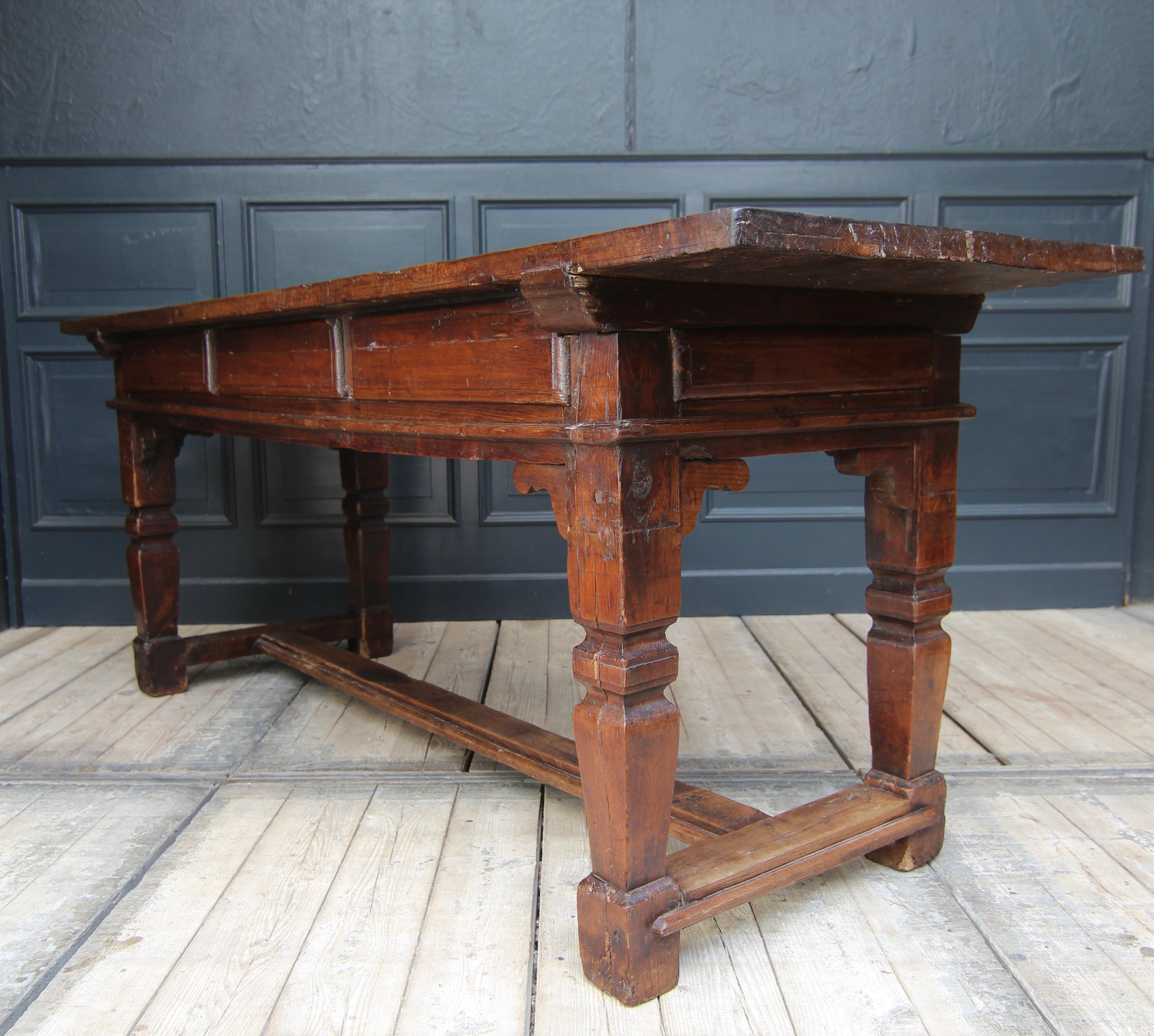 18th Century Oak Refectory Table 4